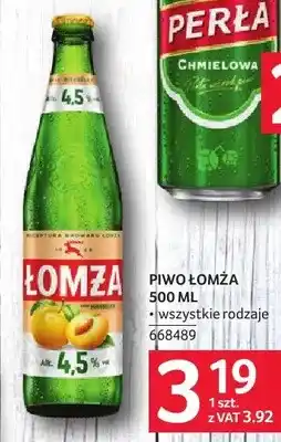 Selgros Piwo Łomża wszystkie rodzaje oferta