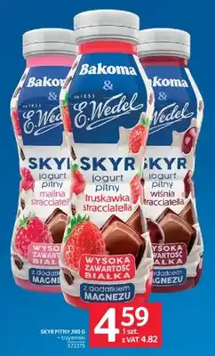 Selgros Skyr pitny Bakoma E.Wedel 300g, trzy smaki, 572375 oferta