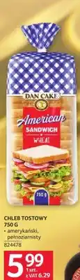 Selgros Chleb tostowy Dan Cake American Sandwich Wheat pełnoziarnisty oferta