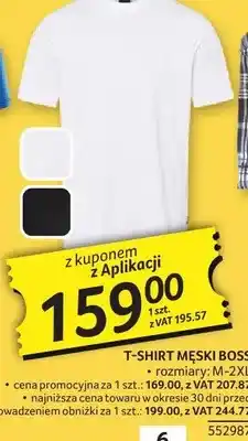 Selgros T-shirt męski Boss rozmiary M-2XL 552987 oferta