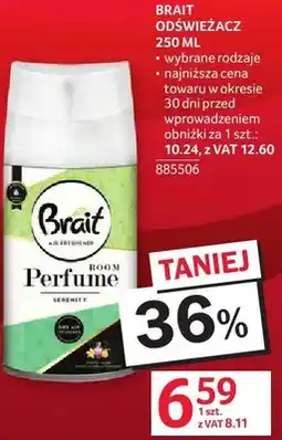 Selgros Odświeżacz Brait Perfume Serenity oferta
