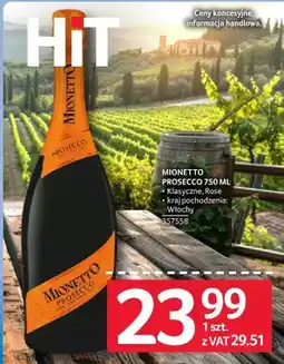 Selgros Wino musujące Mionetto Prosecco Rose 357558 oferta