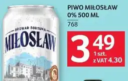 Selgros Piwo Miłosław 0% bezalkoholowe oferta