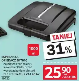 Selgros Opiekacz Esperanza EKT010 oferta