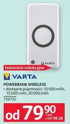 Selgros Powerbank Wireless Varta oferta