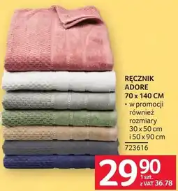 Selgros Ręcznik Adore 70x140cm oferta