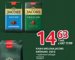 Selgros Kawa mielona Jacobs Krönung wybrane rodzaje oferta