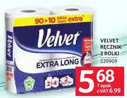 Selgros Ręcznik papierowy Velvet Extra Long 2 rolki oferta