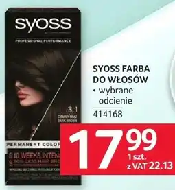 Selgros Farba do włosów Syoss oferta
