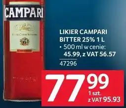 Selgros Likier Campari Bitter 25% 47296 oferta