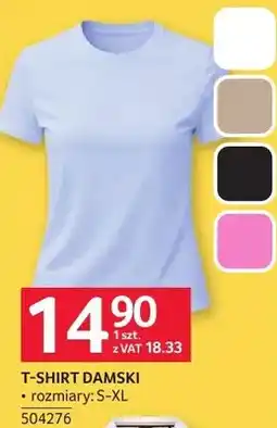Selgros T-shirt damski rozmiary S-XL 504276 oferta