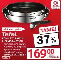 Selgros Komplet 2 patelni Tefal Ingenio Emotion oferta