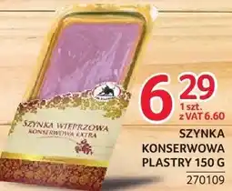 Selgros Szynka Konserwowa Plastry 270109 oferta