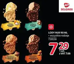 Selgros Nuii Lody oferta
