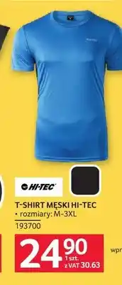 Selgros T-shirt męski Hi-Tec rozmiary M-3XL 193700 oferta