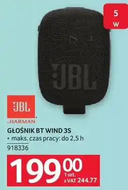 Selgros Głośnik BT Wind 3S JBL oferta