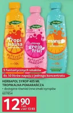 Selgros Syrop Herbapol Tropikalna Pomarańcza oferta