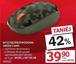 Selgros Mysz bezprzewodowa Green Camo oferta