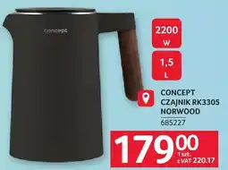 Selgros Czajnik RK3305 Norwood Concept oferta
