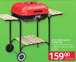 Selgros Grill prostokątny z pokrywą 50x83x99cm oferta