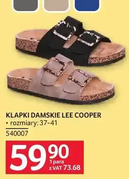 Selgros Klapki damskie Lee Cooper rozmiary 37-41 540007 oferta