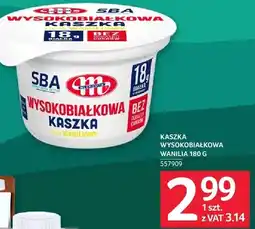Selgros Kaszka Wysokobiałkowa Wanilia Mlekovita SBA oferta