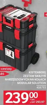 Selgros Zestaw skrzyń narzędziowych na kółkach Modular Solution Kistenberg 408793 oferta