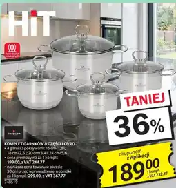 Selgros Komplet garnków 8 części Zwieger Lovro oferta