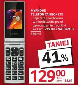 Selgros Telefon Tango+ LTE oferta