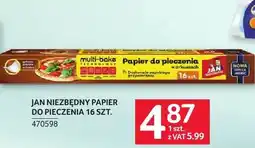 Selgros Papier do pieczenia Jan Niezbędny 16szt oferta