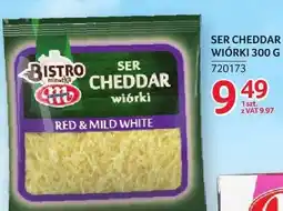 Selgros Ser Cheddar wiórki Bistro Mlekovita Red & Mild White oferta