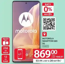 Selgros Smartfon G85 5g Motorola oferta