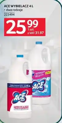 Selgros Wybielacz ACE 4l, dwa rodzaje, 223494 oferta