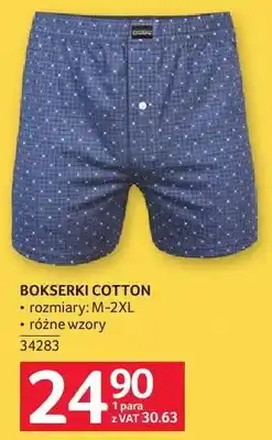 Selgros Bokserki Cotton oferta