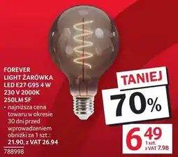 Selgros Żarówka LED E27 G95 4W 230V 2000K 250LM SF oferta