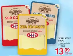 Selgros Ser plastry Mlekovita 500g trzy rodzaje oferta