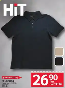 Selgros Polo męskie rozmiary S-3XL 558424 oferta