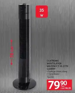 Selgros Wentylator wieżowy T-VL 3770 czarny oferta