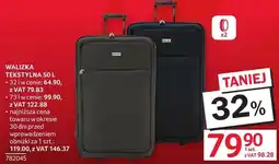 Selgros Walizka tekstylna oferta