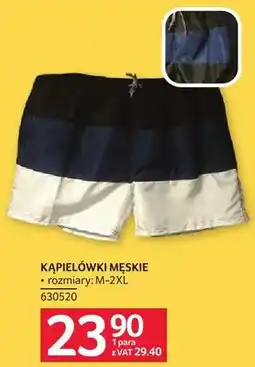 Selgros Kąpielówki męskie rozmiary M-2XL 630520 oferta