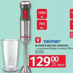 Selgros Blender ręczny Zelmer ZHB4650 oferta