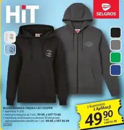 Selgros Bluza damska i męska Lee Cooper rozmiary S-2XL 603992 oferta