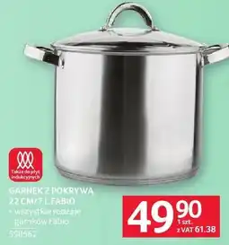 Selgros Garnek z pokrywą 22cm 7l Zwieger Fabio oferta