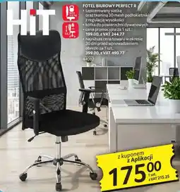 Selgros Fotel biurowy Perfect R tapicerowany siatką oraz tkaniną 3D mesh oferta