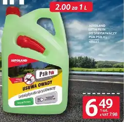 Selgros Letni płyn do spryskiwaczy Autoland Psik Psik oferta