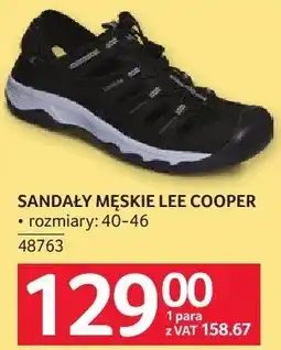 Selgros Sandały męskie Lee Cooper rozmiary 40-46 48763 oferta