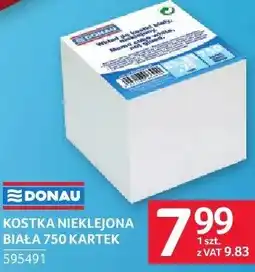 Selgros Kostka nieklejona biała Donau 750 kartek oferta