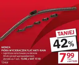 Selgros Pióra wycieraczek Flat Anti-Rain Monza 13464 oferta