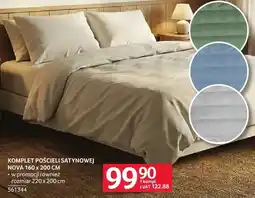 Selgros Komplet w pościeli satynowej 160x200cm oferta