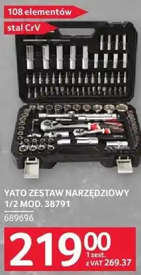 Selgros Zestaw narzędziowy Yato 1/2 Mod. 38791 689696 oferta